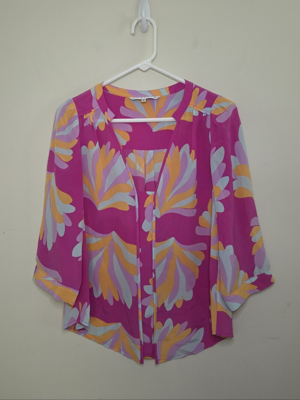 Women's Annie Griffin 3/4 Sleeve Top Sz Small